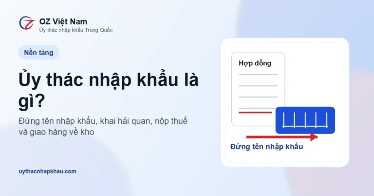 Ủy thác nhập khẩu là gì