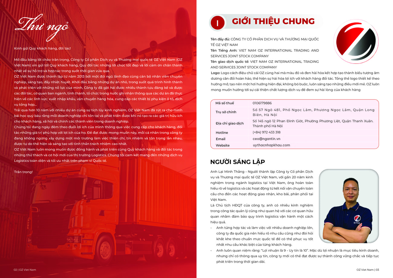 Hồ sơ năng lực OZ Việt Nam